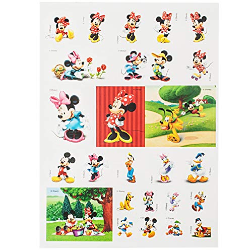 Malbuch/Malblock - A5 - Disney - Minnie & Mickey Mouse - mit vielen Sticker & Aufkleber - 32 Seiten - Mädchen - Dickes… – Bild 6