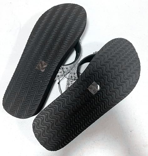 New Texas West Women's Sliver Blingbling Flip Flops3