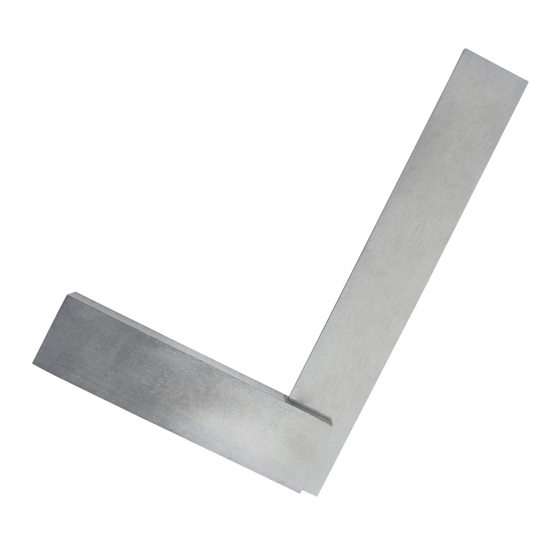 Dapetz Silver ® 4" Steel Engineers Square - Precision Ground Blade For Accurate Marking & Measuring In Wood & Metal, Tempered & Polished For Long-Lasting Durability