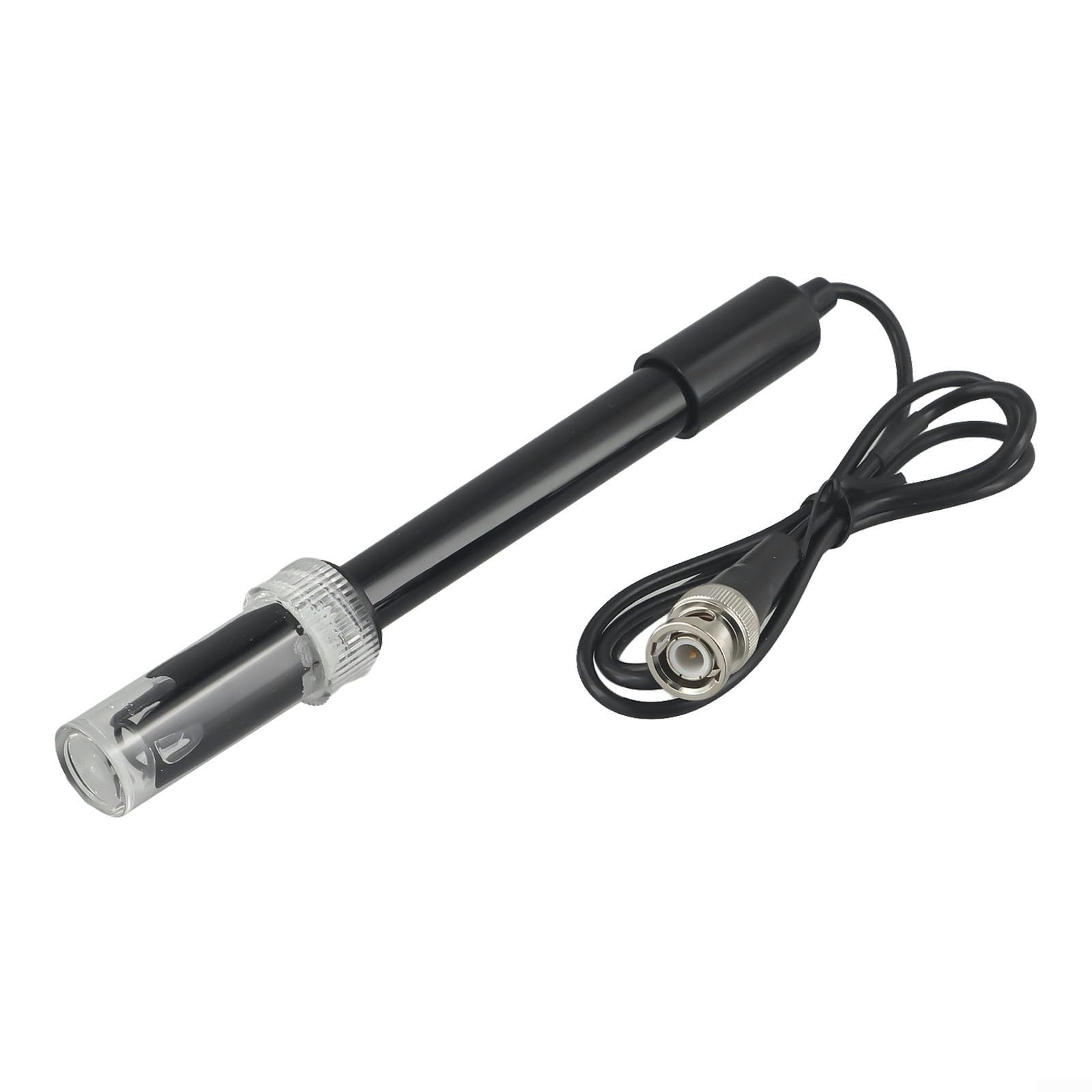 Sonde électrode PH PH-201 pour détecteur de culture d'aquarium, analyseur d'aquaculture, câble de 0,75 m, noir