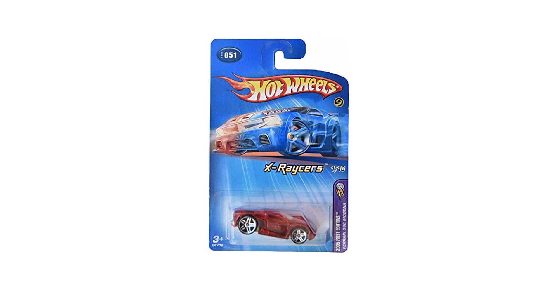 Amazon.com: Hot Wheels Ferrari 360 Modena, [red] 2005 First