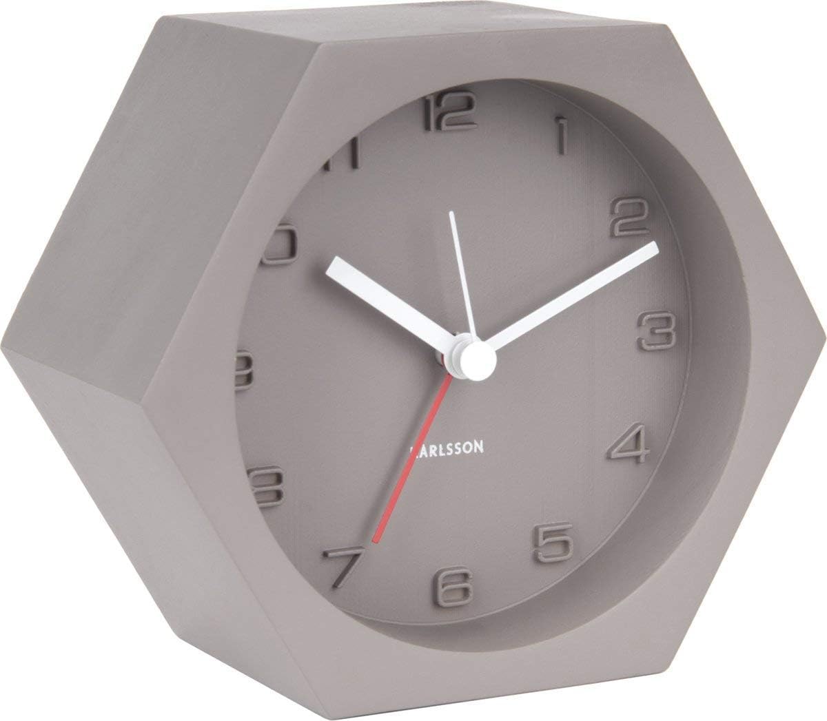 Karlsson, Table Clock, Concrete, Darkgray, One Size