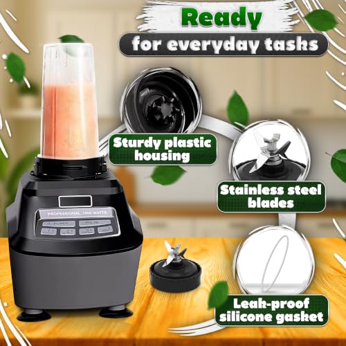 Image of 6 Fin Male Replacement Blade for Ninja Blender - Single Serve Stainless Steel Blender Blade 3.35 inch for Smooth Blending - Compatible with BL770, BL770A, BL770BRN, BL770W, BL771, BL771C, BL772, and More