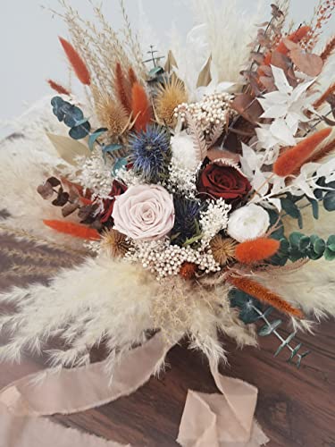 Ramo bohemio grande 3D para boda y damas de honor miniatura 6
