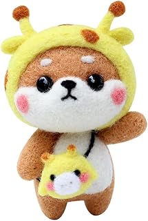 EPIGEIST Muñecos de Peluche de Bricolaje Kit de Fieltro de Aguja Color Manualidades y Adultos de Fieltro de Lana Creativo