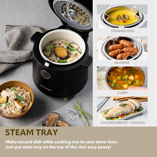 Minicook-Low-Carb-Multifunctional-Rice-Cooker-and-Steamer-Black