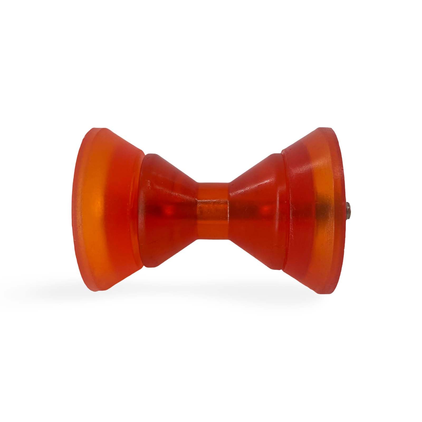 Sturdy Built 3.5 inch Stoltz Shorelander Boat Trailer Winch Post Bow Roller with Low Profile End Bells, Orange, 26989
