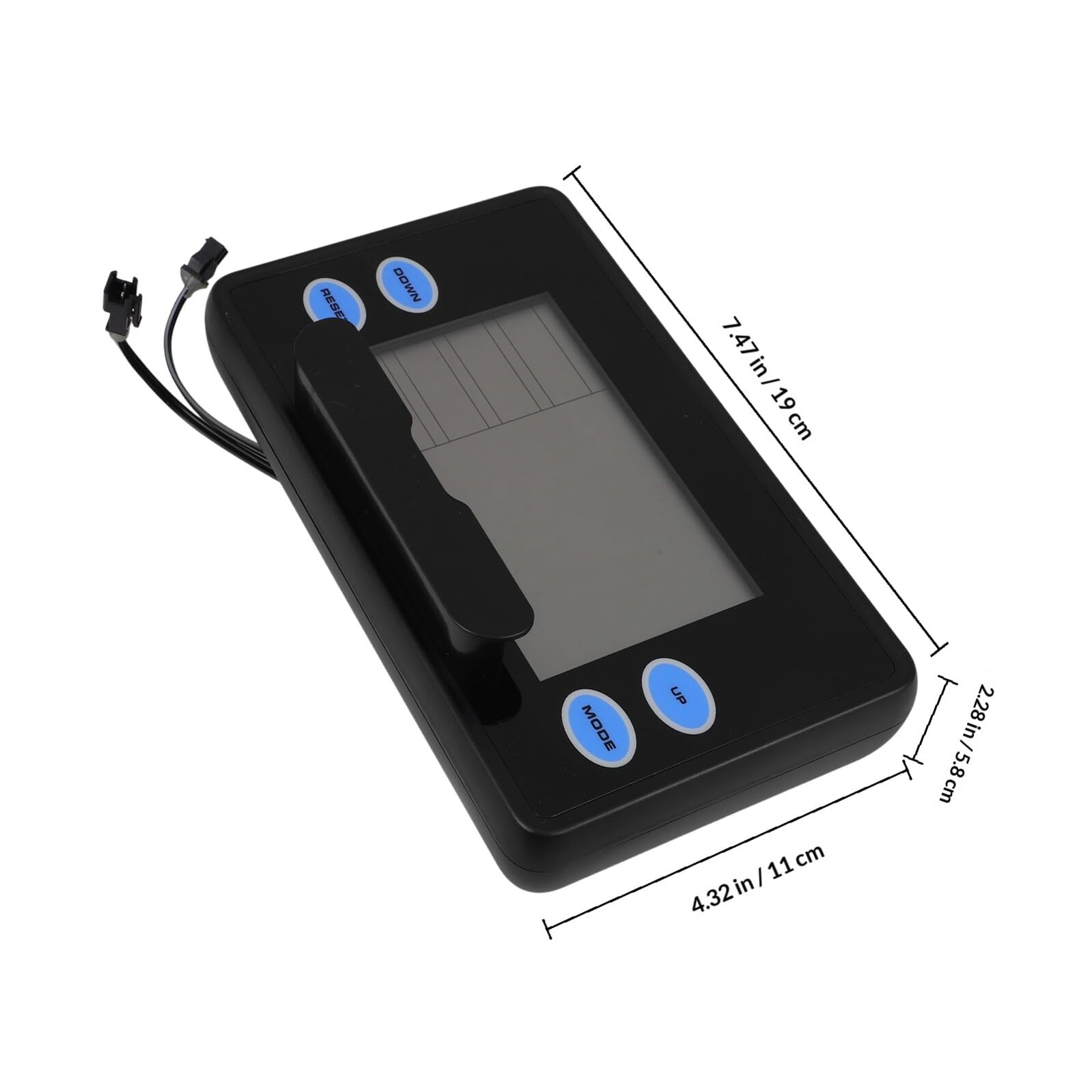 LCD Display für Rudergerät Monitor Digitaler Geschwindigkeitszähler Kompakt und Robust Heimfitness Zubehör für Wasserrudergerät
