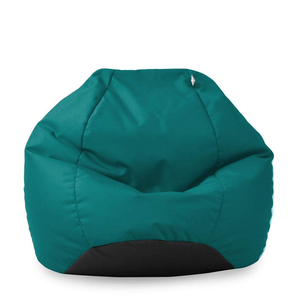 rucomfy Beanbags Kids Classic Cotton Bean Bag. Home or Bed Room Chair. Durable & Comfortable. Machine Washable - 65 x 85cm (Jade)