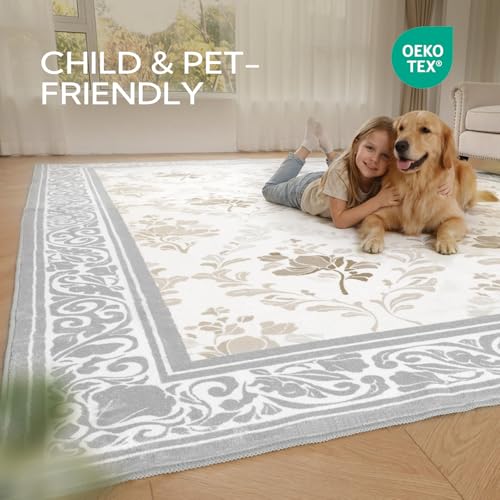 Tapete Decorativo SOULFUL 3x5 ft Medium Pile Boho Floral miniatura 4