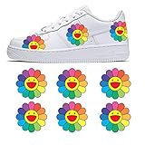 Lemonadeus フローラルデカールパッチ カスタム Nike Air Force 1/バン/ステッカーキット DIYハンドペイントスニーカーアイデア 自分の靴をデザイン(6枚セット) (フローラル)