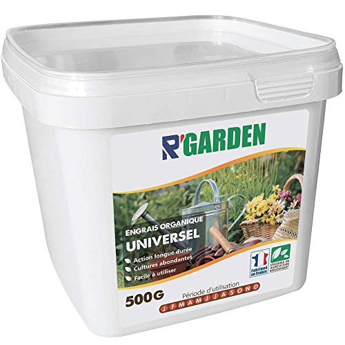 R’Garden | Engrais Organique Mixte Universel | Engrais Ecologique | Fertilisant Naturel | Nourrit en Profondeur | Facile d’Utilisation | 500G …