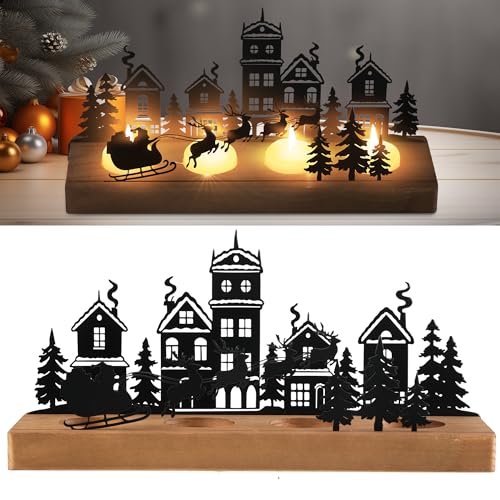 Kerzenhalter Adventskranz für 3.8cm Teelicht, Kerzenständer...