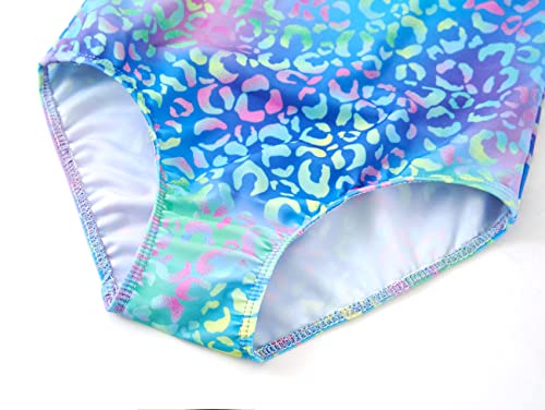 Image of Girls Swimsuits One-Piece Bathing Suits Multicolor Kids Sport Summer Beach Swimwear for 2-10 Years Old
