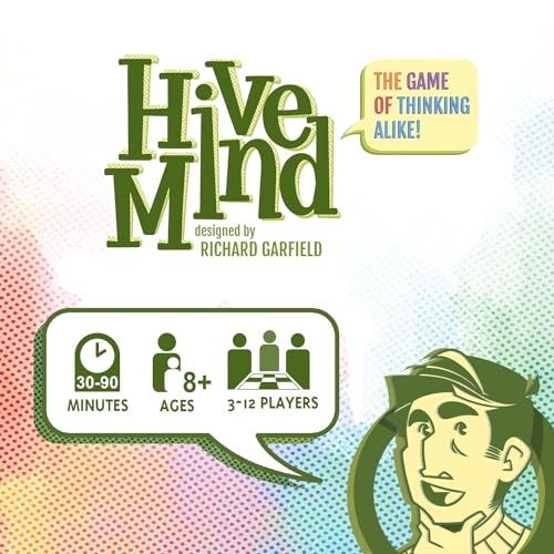 Image of Calliope Hive Mind, Think Alike Party Game, 3+ Players, 300 Question Cards | 1800 Questions, Match Answers to Score, Unlimited Players, For Friends and Family Ages 8+
