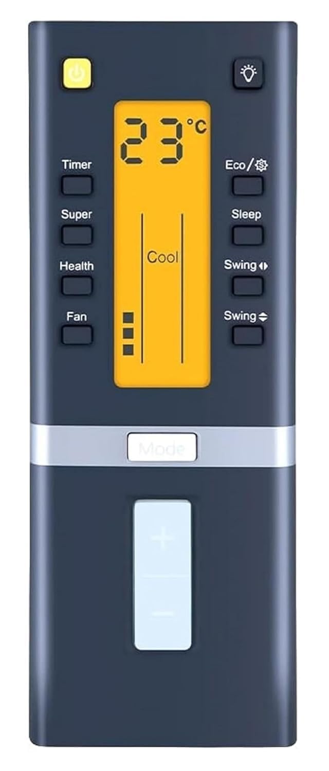 SARAGARA Universal AC Remote 5 Years Warranty Compatible for IFB Split 1.5Ton 3 Star AC Remote with Backlight (AC-204), Black-image-46