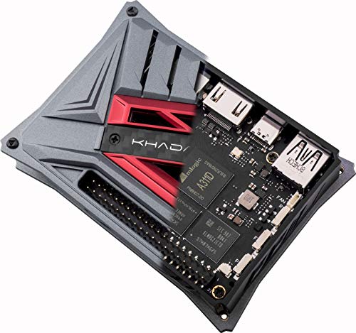 Image of Khadas Single Board Computer, VIM3 Basic Amlogic A311D,Faster CPU,Neural Processing Unit for A.I.Switchable PCIe and USB 3.0,Dual Independent Displays,Dual Cameras(2+16GB)