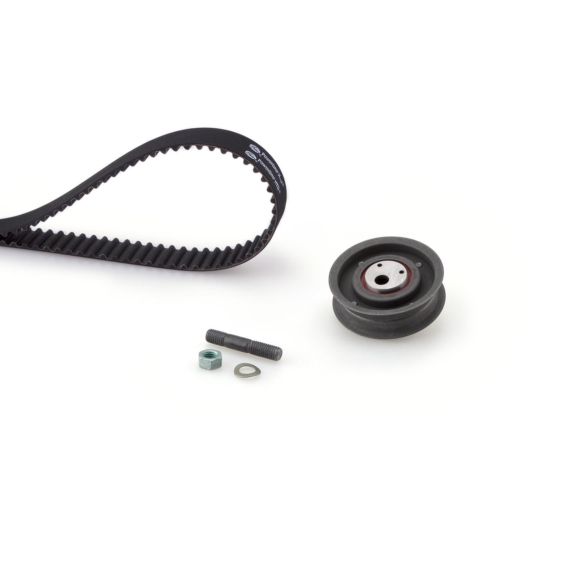 GATES Kit cinghia di distribuzione K015016 N° denti: 121 18mm 1153mm Compatibilità con VW Transporter IV Bus 70B, 70C, 7DB, 7DK, 70J, 70K, 7DC, 7DJ GOLF III 1H1 Transporter IV Van 70A, 70H, 7DA, 7DH