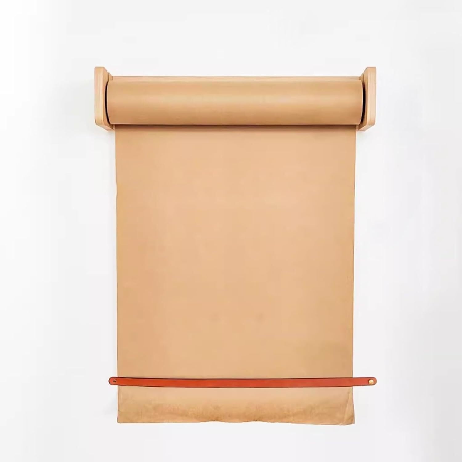Distributeur de papier kraft mural et coupe-rouleau suspendu de 64 cm pour atelier