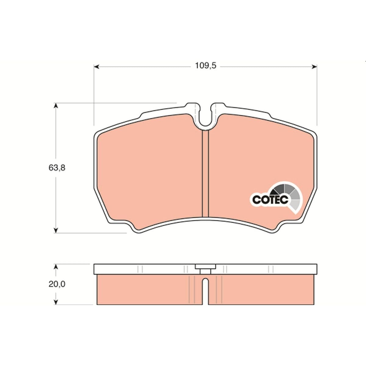TRW Automotive AfterMarket GDB1535 pastilla de freno