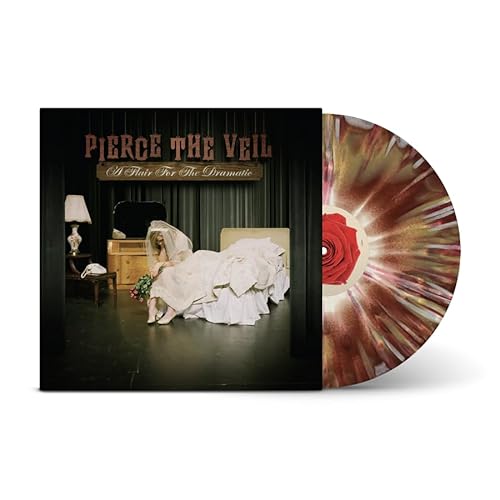 A Flair For The Dramatic Solid Gold, Brown & Bone Tri-Coloured Vinyl LP, Pierce The Veil