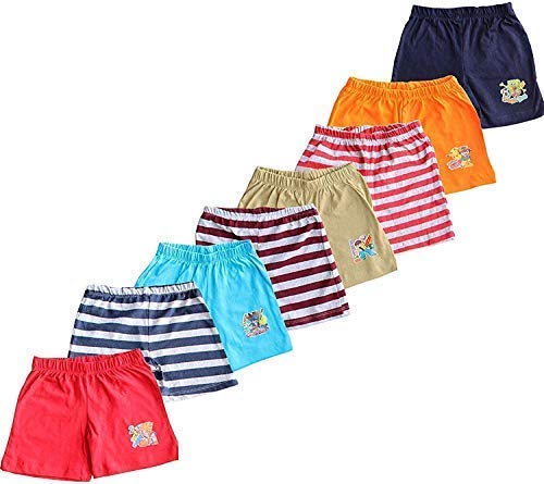Laraa Shorts for Baby Boys Combo - Pack of 8 (4-5Years)