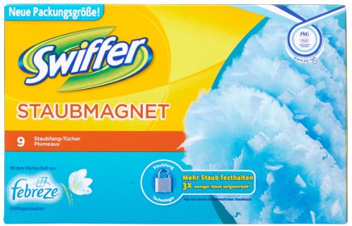 Swiffer Staubmagnet Tücher NF mit Febrezeduft 9 Stück