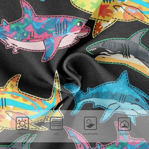 Joisal Girls Underwear Toddlers 2t Cotton Little Girl Panties Personalized Undies Kids Briefs Colorful Sharks Black Marine3
