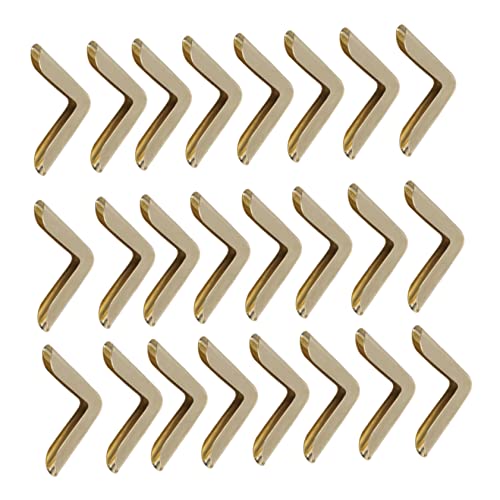 ERINGOGO Metal Scrapbook Corner Protectors Iron Book Cover Protectors Silver Folder Corner Guards