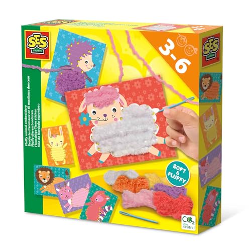 SES Creative Soffice ricamo con animali