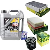 Huile moteur LM 5 W-40 + filtre homme pour Renault Megane 3 Hatchback BZ0_1.5