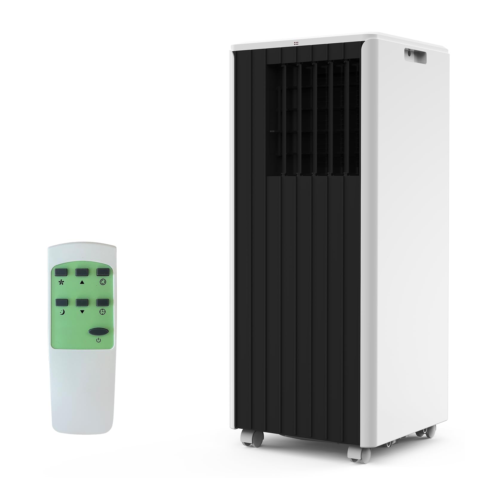 8,000 BTUs Portable Air Conditioner, 3-in-1 AC Unit with Fan, Dehumidifier, Air Conditioner for Bedroom Cools Rooms Up to 350 Sq.Ft, Indoor Quiet AC Unit, Easy Installation Kit Included, Grey