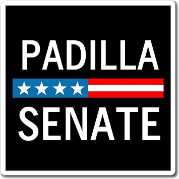 Alex Padilla Magnet Black Alex Padilla for California Senator