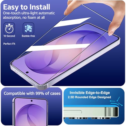 Image of Czartech Tempered Glass for Samsung Galaxy S26 Ultra | Edge-to-Edge Screen Protector | HD Clear Display | Smooth S Pen Experience | Scratch Resistant Protective Glass