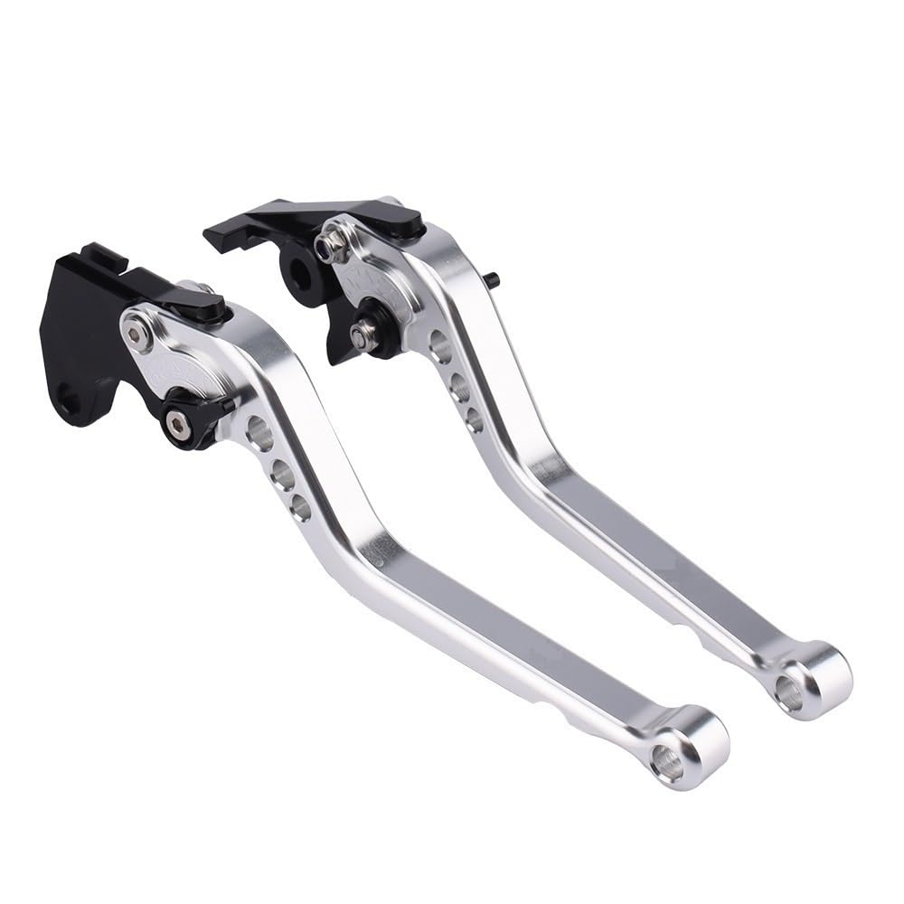 Ewfghdfj Sliver Motorcycle Accessories Cnc Long Adjustable Brake Clutch Levers For Honda Crf250l Crf300l Crf125f Crf250f 2022 2023 Crf 250 300 L(Sliver)