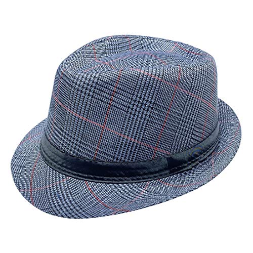 Xiang Ru Algodón Fedora Sombreros Hombres Mujeres Sun Beach Derby Panamá Verano Sombreros Gangster Cuban Jazz Cap Cover