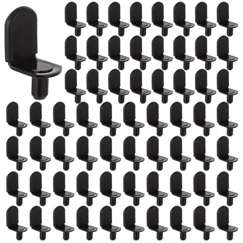 QTLCOHD 200 Pcs Shelf Support Pegs 1/4 Inch Cabinet Shelf Pins