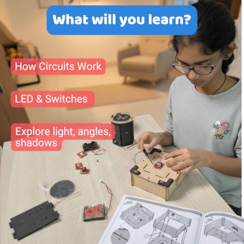 Image of Projecto | Projector Science Project Kit for Ages 8-14 Learn Light, Shadow, Electricity, Angles | Gift for Girls & Boys