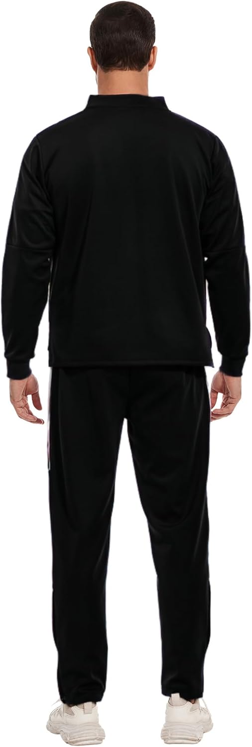 Eylhot Men's Tracksuits Sweatsuits for Men Athletic Track Sweat Suits 2 Piece Set Full Zip Sports Jogging Suits Outfits - Image 2