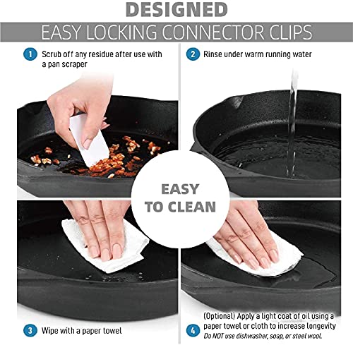 Cast Iron Tortilla Press, Heavy Duty Tortilla Maker, 10-Inch Flour Tortilla Press With Foldable Handle,Taco Press With Some Parchment Paper,10 Inch #TOP5