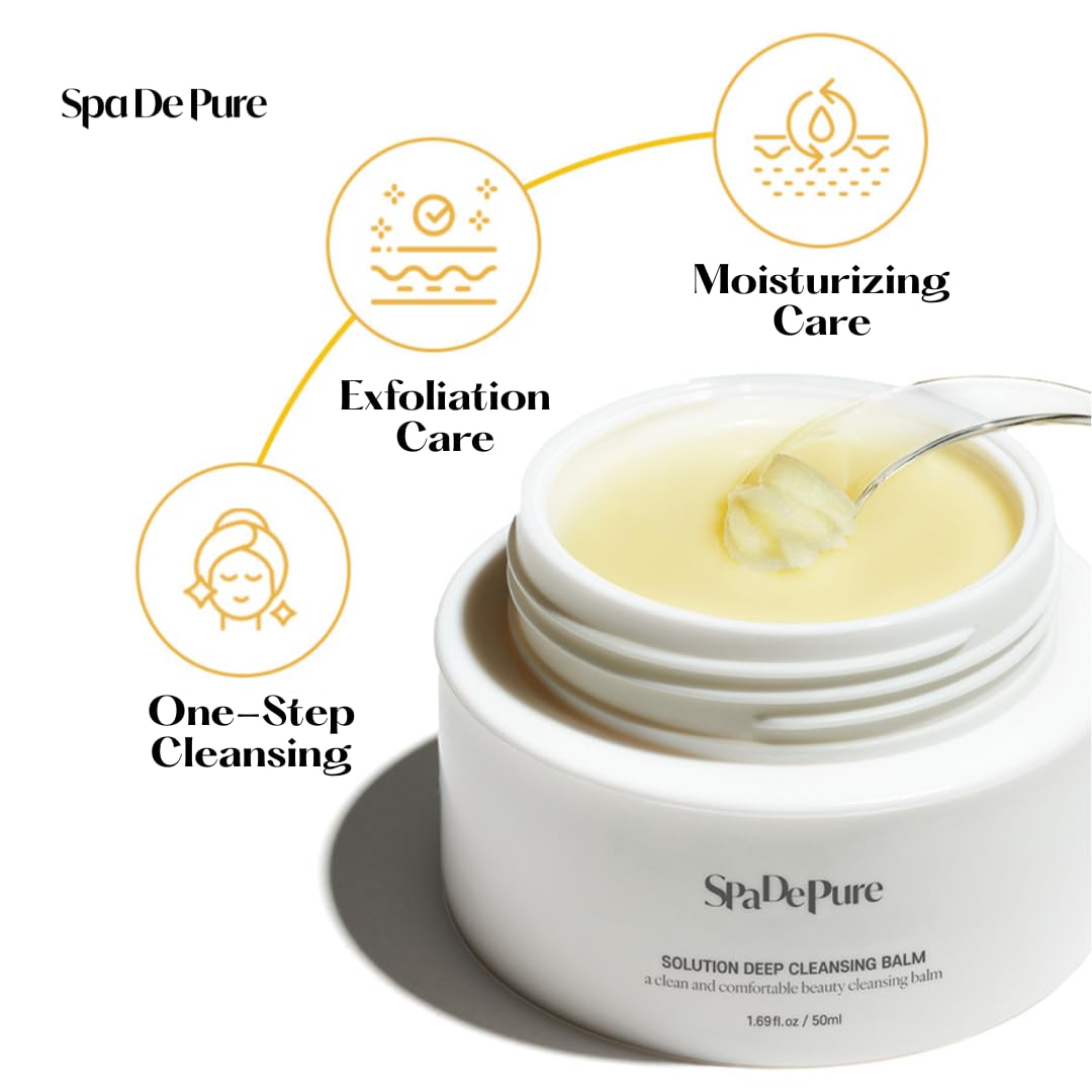 Cleansing Balm – Deep Clean, Pore Purifying, Oil-to-Milk Formula, Removes Makeup, Ideal for Dry & Sensitive Skin, Gentle & Hydrating for All Skin Types 50mL - Image 5