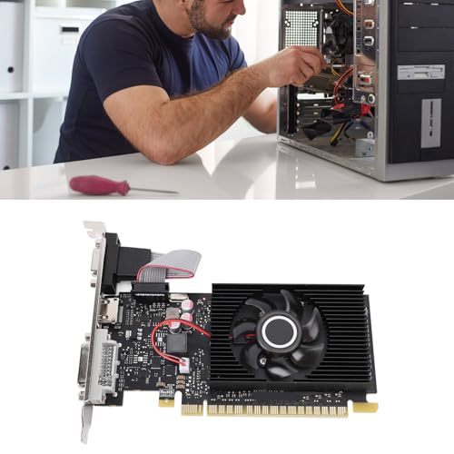 Tarjeta de Video Mingzhe 1GB DDR3 PCI Express x16 Dual Display miniatura 6