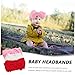TOYANDONA 3Pcs Headband Bow Hair Accessories for Newborns for Photography Vibrant Colors Comfortable for All Day Wear
