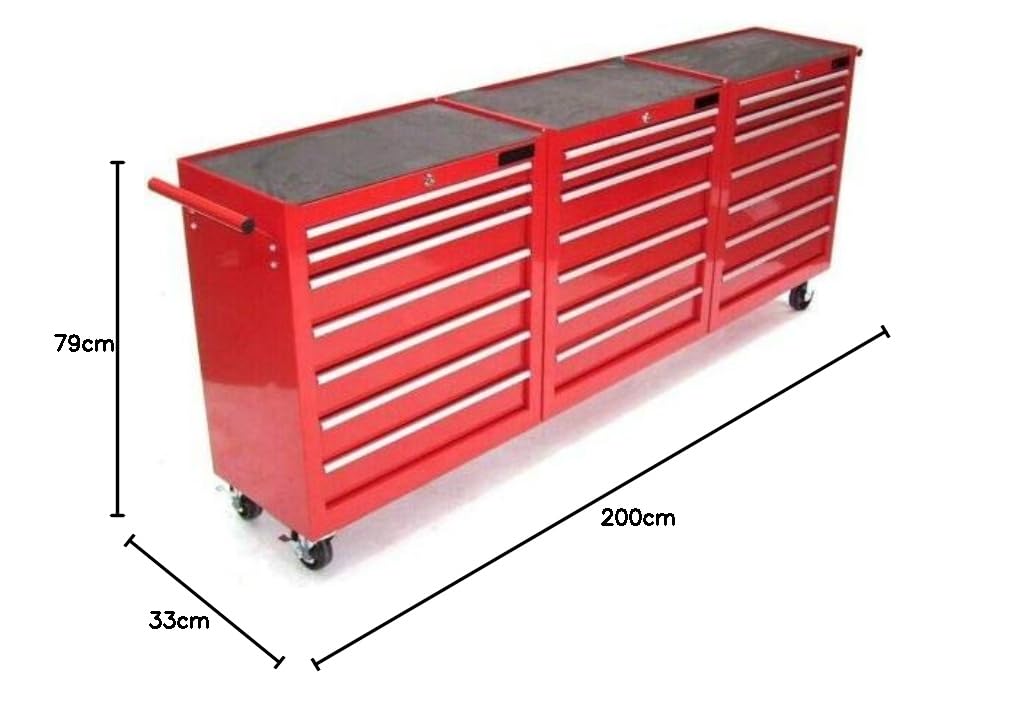 Carrello portautensili XXXL con 21 cassetti, carrello da officina