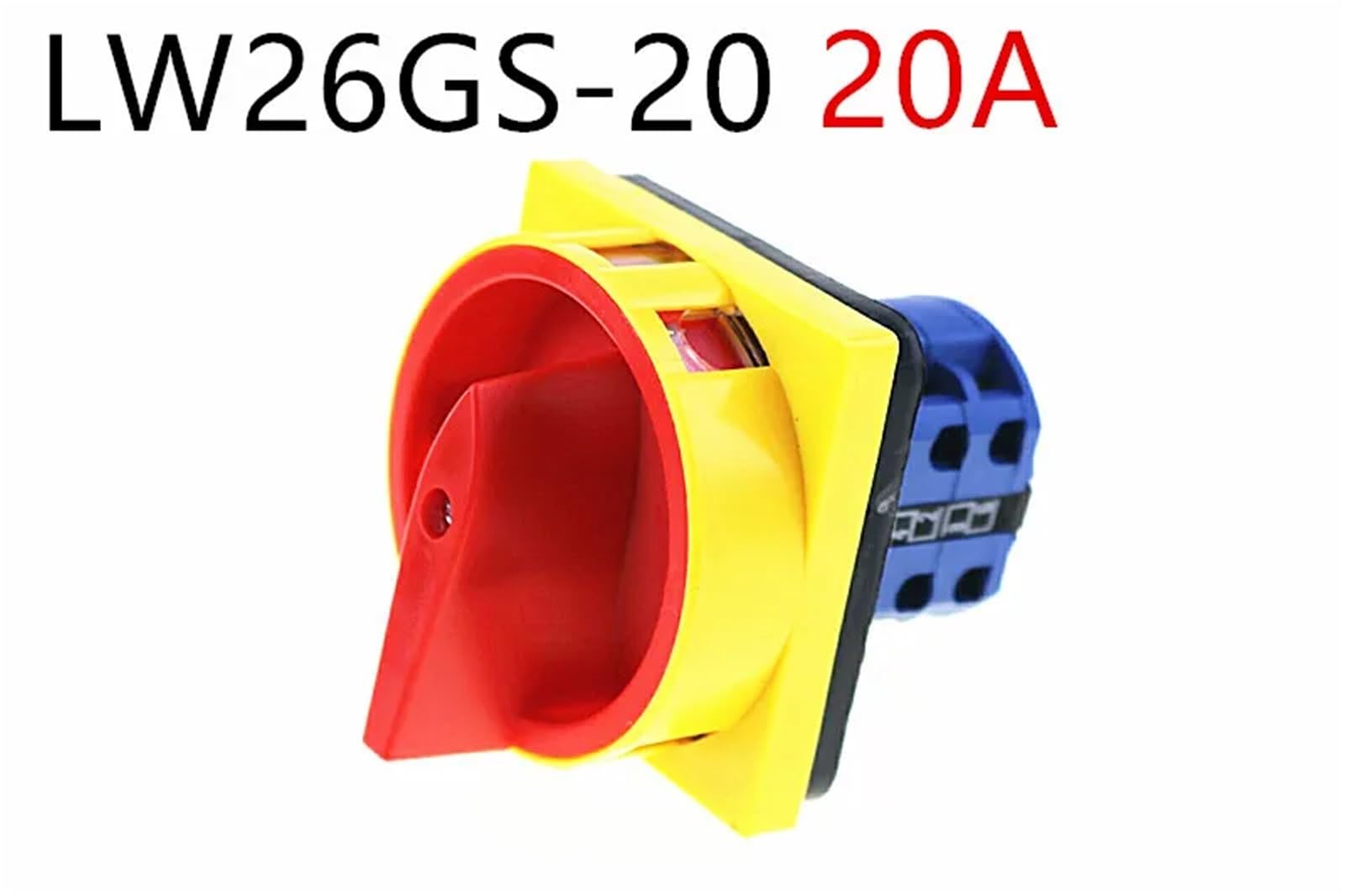 LW26GS-20 690V 20A Interruttore a camme rotante con lucchetto Off-ON 2 posizioni 4 poli 8 terminali Interruttore principale Arresto di emergenza