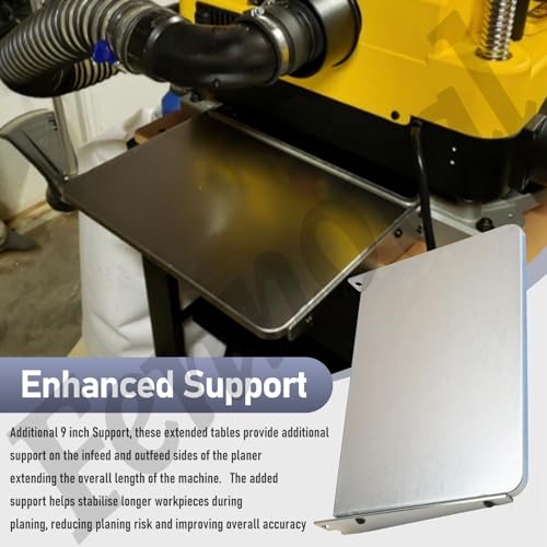2Pcs DW7351 13" Planer Folding Table Accessory Provides Additional 9 inch Support on Each Side of the DW735 Planer Compatible with DeWALT DW735