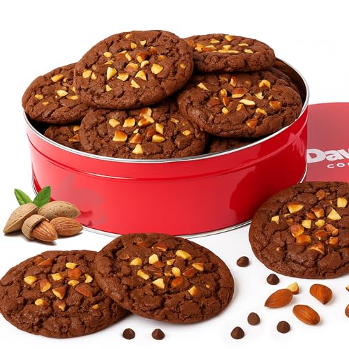 David's Cookies Fresh-Baked Gourmet Jumbo Almond Cookies, 8 x 4.5 Oz