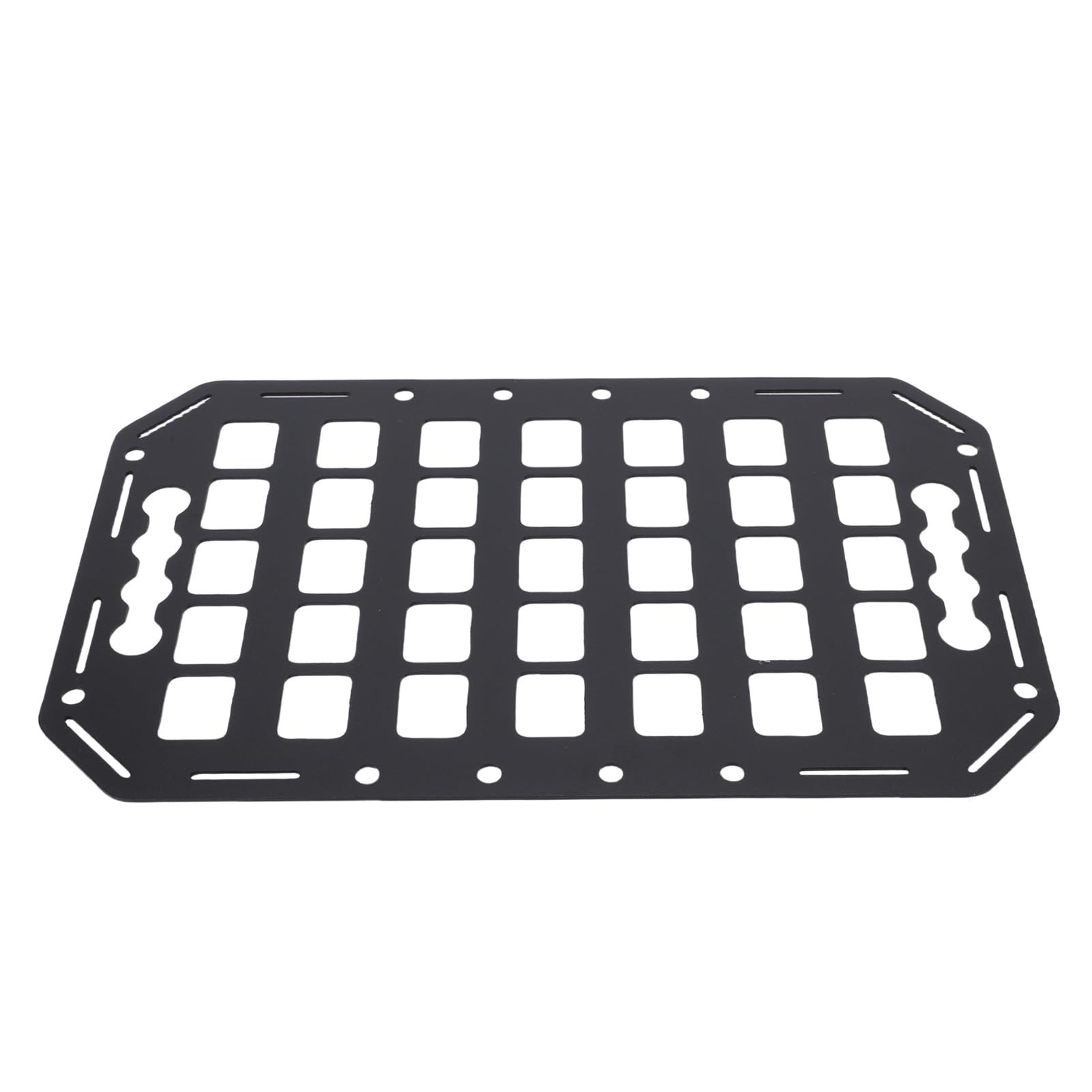 Łóżko do ciężarówki Molle Panel Rack 15x9,25x0,08 cala aluminium L Track kompatybilny organizer do przechowywania ładunku dla samochodów SUV przetworniki samochody dostawcze RV