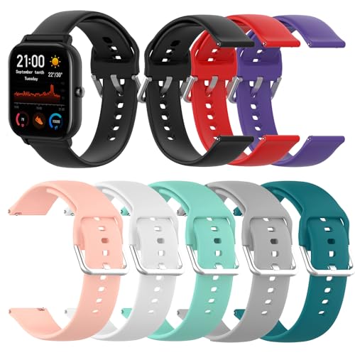 Correa de silicona flexible para reloj P66 (8 unidades) miniatura 1