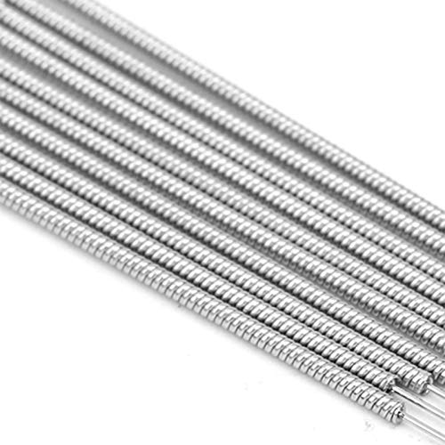 50 Stück 3D Drucker Düsenreinigungsnadeln Silber Edelstahl 0,2/0,25/0,3/0,35/0,4 mm Düsenreiniger für 3D Drucker alle 0,4 mm Düsen für Reprap//Makerbot/Flashforge – Bild 4